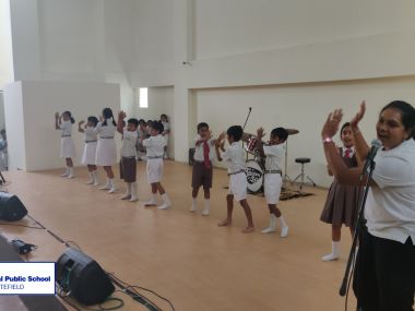 International Yoga & World Music Day – NPS WHITEFIELD